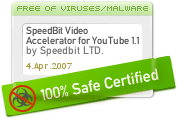 100% Safe Certified by SoftPlatz.com