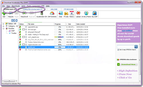 SPEEDbit Download Accelerator Plus