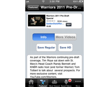 Easy to use download feature