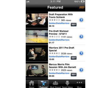 Featured Videos - Easy access to all the top videos