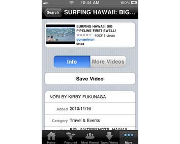 Easy to use save feature while-you-watch