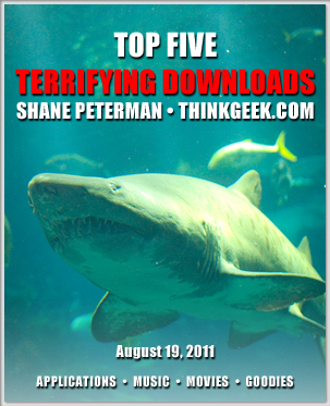 We are excited to have Shane Peterman from thinkgeek.com talk about his favorite downloads and some of the other fun things in life. Below is the scoop on our conversation. He shares his recent downloads and some other secret goodies. Shhh!! Don't tell anyone:) Just kidding! Check out Shane downloads delights.
