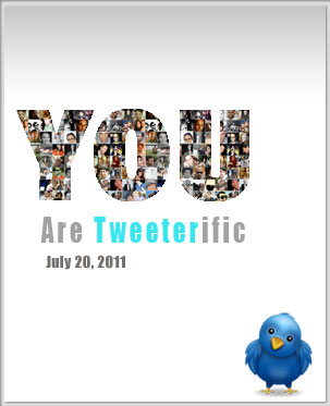 Here we got a little game going on. It's called who tweet that? And it'll keep ya guessing. Just name the personality who tweeted that and you'll win a swell prize.  Come and give it a try!