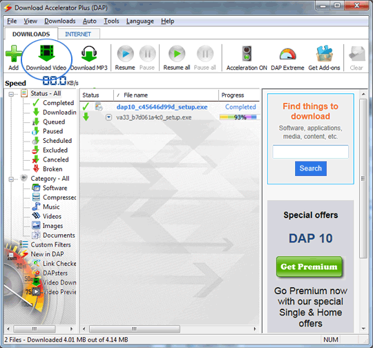 Download and Convert Videos with DAP
