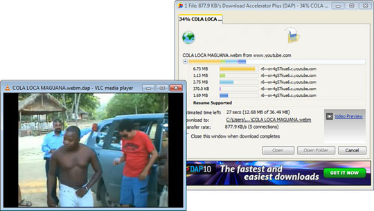 Download Accelerator Plus (DAP) - Video Preview