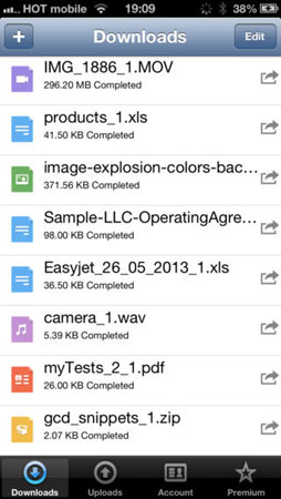 FileFlyer App - Sending large files from iPhone or iPad