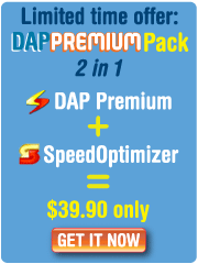 DAP Premium Pack: DAP Premium + SpeedOptimizer