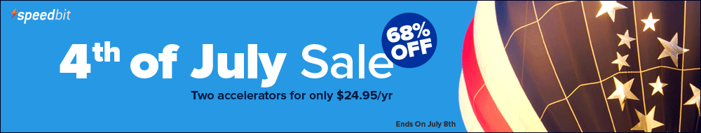 Speedbit's Special 4th Of July Offer