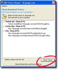 Clean traces