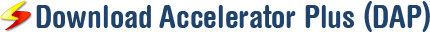 Download Accelerator Plus (DAP) header logo
