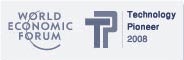 SPEEDbit's Technology Pioneer 2008 logo from World Economic Forum