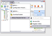 Download Accelerator Plus (DAP) AlwaysResume Service screenshot