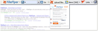 FileFlyer toolbar screenshot