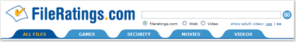 FileRatings.com website screenshot