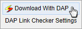Screenshot of DAP Link Checker right click on status icon