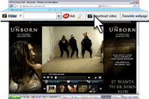 Click the flashing Speedbit Video Downloader and Converter Download video button.