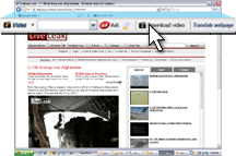 Click the flashing Speedbit Video Downloader and Converter Download video button.