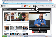 Click the flashing Speedbit Video Downloader and Converter Download video button.